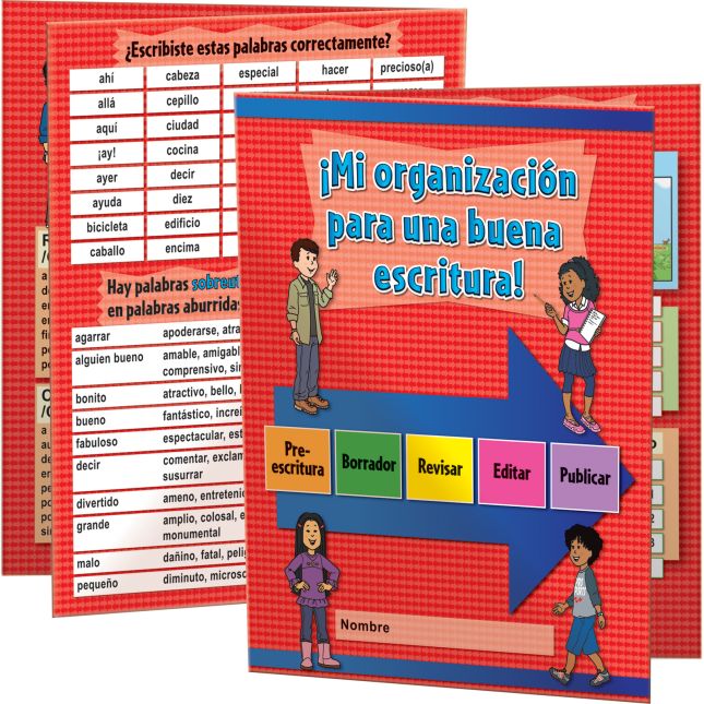 Spanish Writing Process Folder (Mi organizacion para una buena escritura) - 12 folders