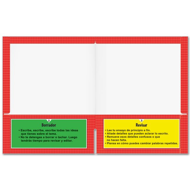 Spanish Writing Process Folder (Mi organizacion para una buena escritura) - 12 folders