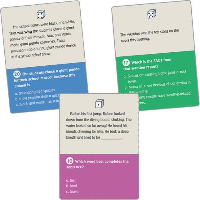 Really Good Stuff Trio Giochi Comprensione: Idea Principale, Sintesi E Inferenza Per Gradi 2-3