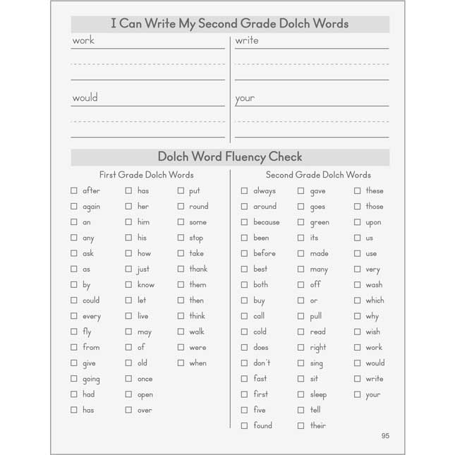 My Sight Word Journals: Dolch First And Second Grade Words