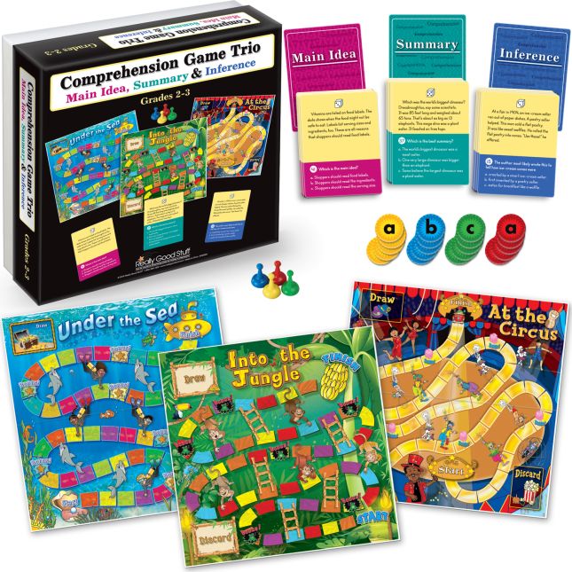 Comprehension Game Trios: Set Of 2 - Grades 2-3