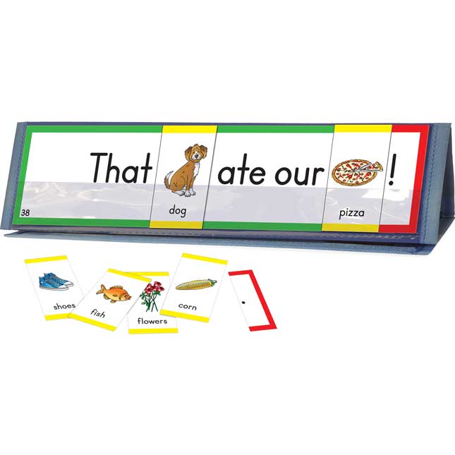 Sight Word Sentence Builders: Dolch Primer Word Cards and Desktop Tents Kit