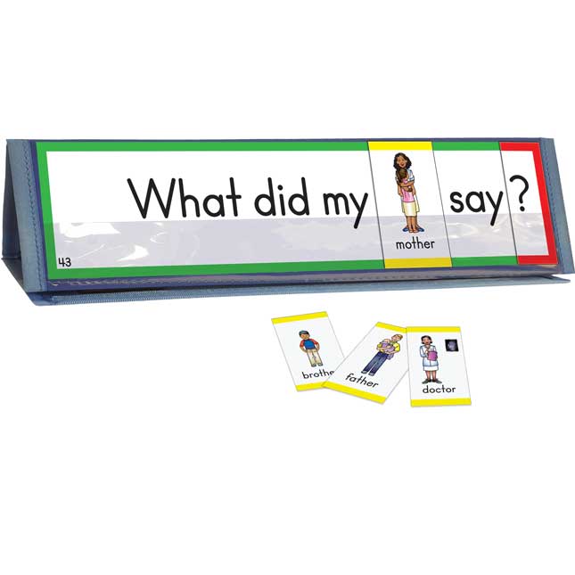 Sight Word Sentence Builders: Dolch Primer Word Cards and Desktop Tents Kit