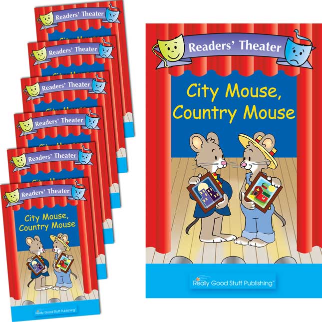 Really Good Readers' Theater - City Mouse, Country Mouse Student And Big Book Set