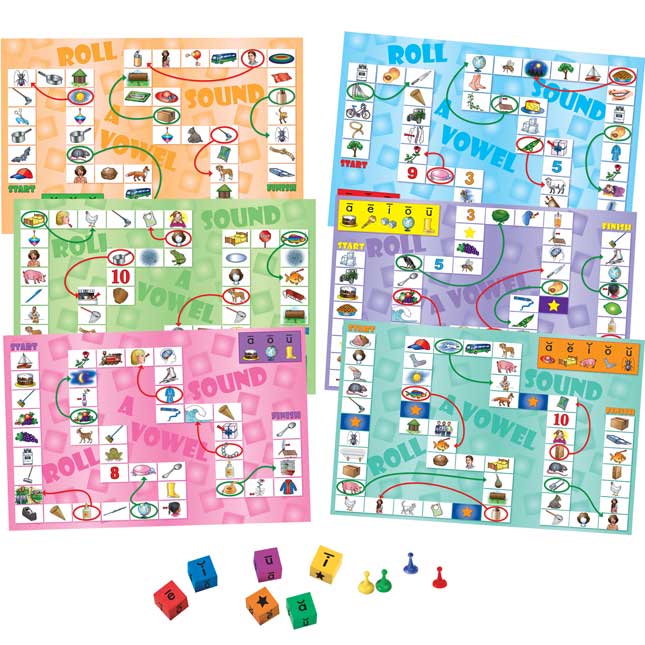 Roll A Vowel Sound Board Games