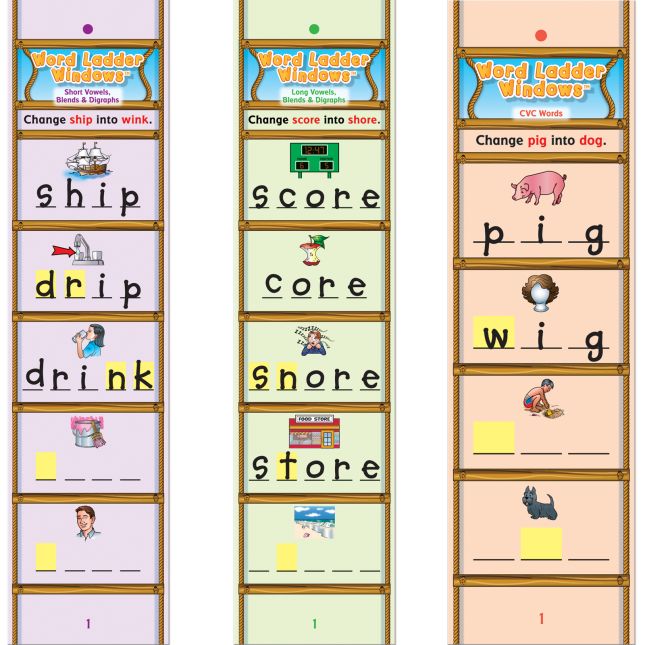 Word Ladder Pocket Chart