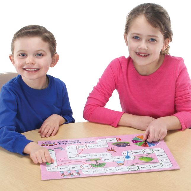 Short Vowel Pattern Word Building Board Games - 1 game