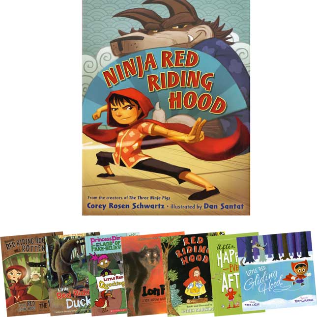 Fairy Tales In Multiple Formats: Little Red Riding Hood - 8 Books