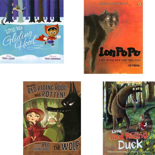 Fairy Tales In Multiple Formats: Little Red Riding Hood - 8 Books