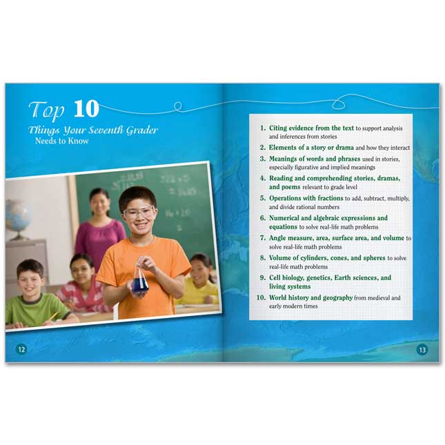 Seventh Grade Parent Guide For Your Child's Success Book