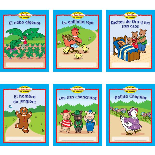 Really Good Stuff® My Own Tiny Take-Homes™: En Espanol: Cuentos Populares (Folktales) - Sets 1 and 2