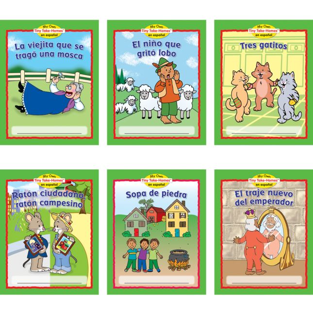 Really Good Stuff® My Own Tiny Take-Homes™: En Espanol: Cuentos Populares (Folktales) - Sets 1 and 2