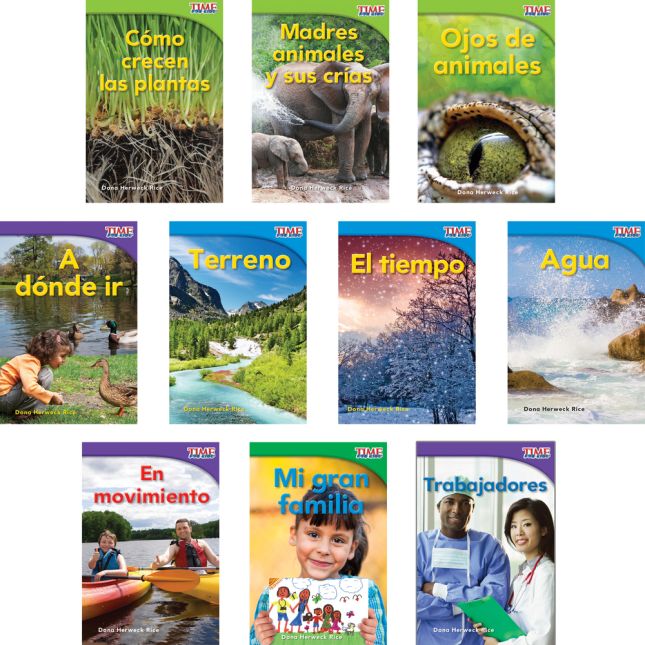 TIME FOR KIDS® Informational Text Grade 1 Readers Spanish 30-Book Set