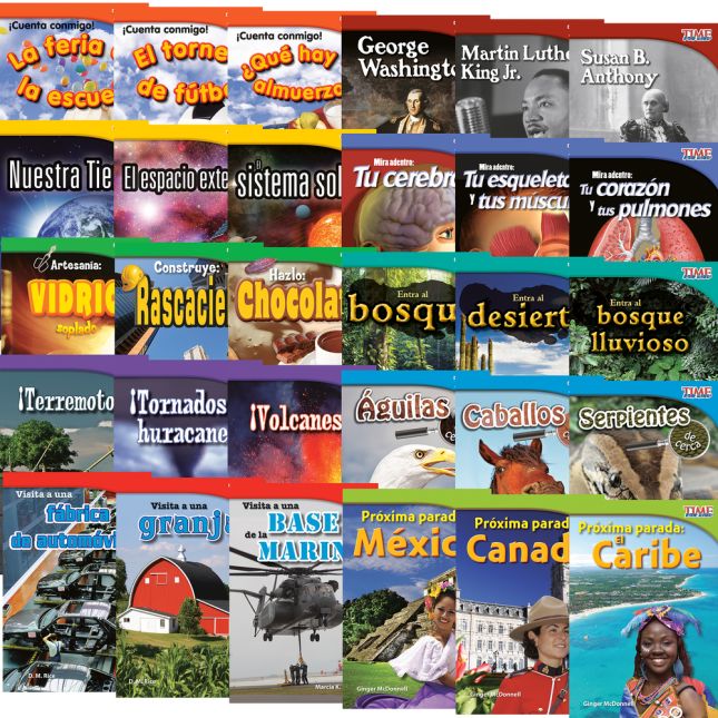 TIME FOR KIDS® Informational Text Grade 2 Spanish 30-Book Set