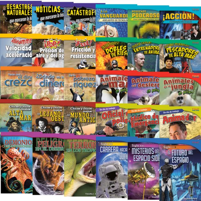 TIME FOR KIDS® Informational Text Grade 5 Spanish 30-Book Set