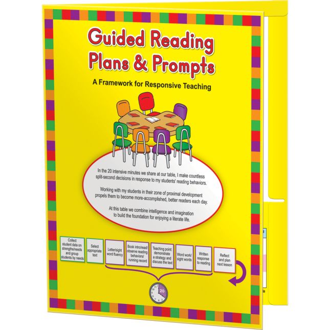 Guided Reading Plans and Prompts: A Framework For Responsive Teaching - 5 menus, 5 templates, 1 folder