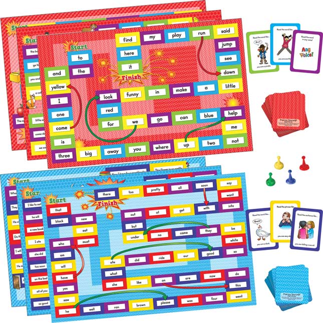 Express Yourself! Sight Word Fluency Game Boards: Pre-Primer And Primer