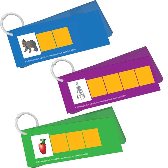 EZread™ Tap-A-Syllable Cards - Spanish - 75 cards