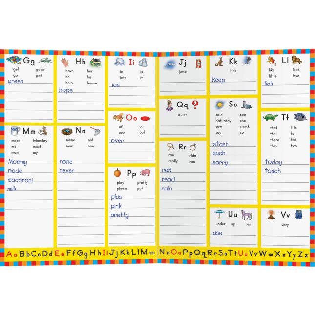 My Word Wall Folders: Kindergarten - 12 folders