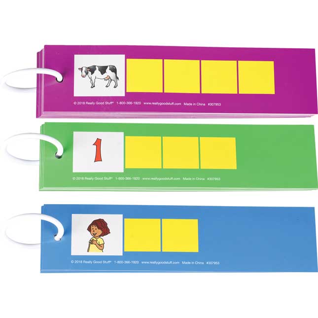 EZread™ Spanish Tap-A-Sound-Box Cards - 75 cards