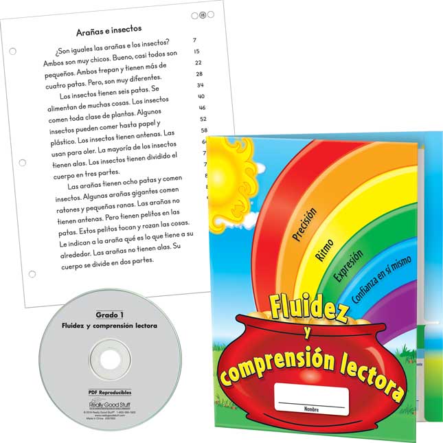 Fluidez y comprensión lectora - Grado 1 (Fluency For Comprehension Passages - Grade 1)