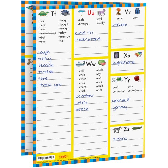 My Word Wall Folders: Grade 2 - 12 folders_1