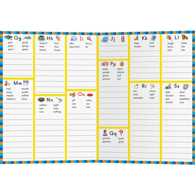 My Word Wall Folders: Grade 2 - 12 folders_2