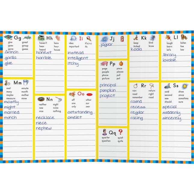 My Word Wall Folders: Grade 2 - 12 folders_3
