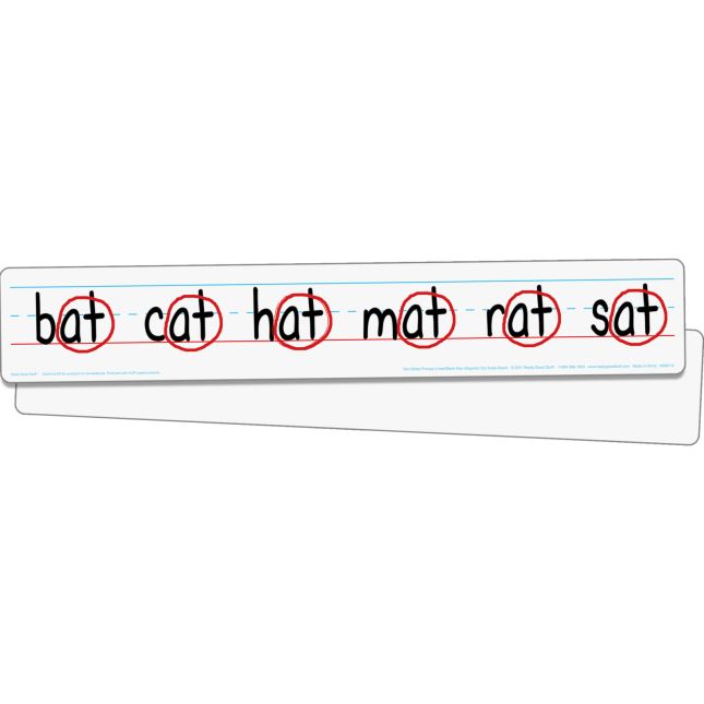 Two-Sided Primary-Lined Sentence Strip Dry Erase Boards -