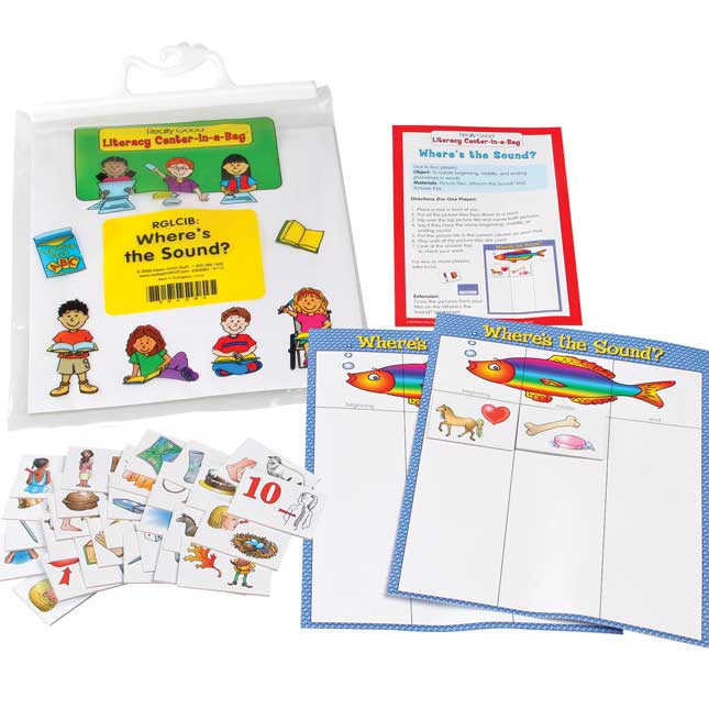 Literacy Center 4-Pack Grades K-1, Set 3