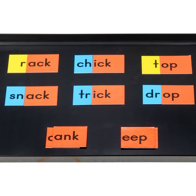 Magnetic Chunks (Consonants, Blends, Digraphs, And Ending Phonograms) - 89 tiles