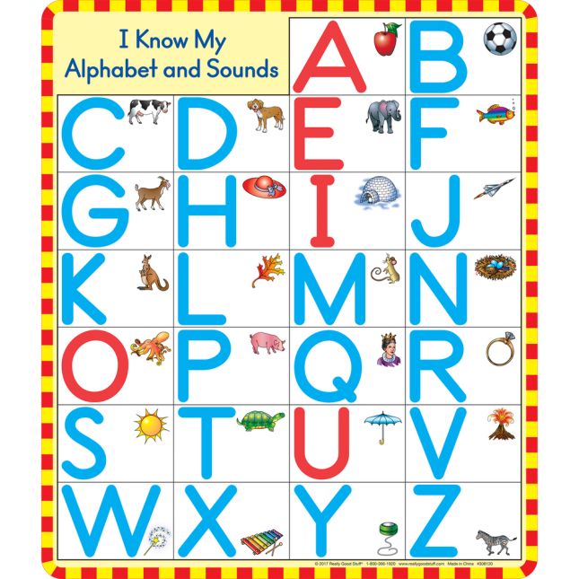 Magnetic Alphabet Charts And Letters Kit - 2 boards, 52 letters