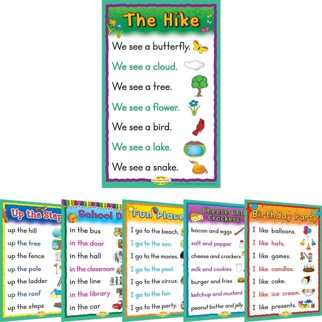 Sight Word Story Charts: Level A