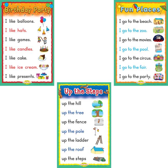 Sight Word Story Charts: Level A