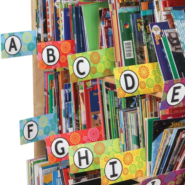 Classroom Library Alphabet Book Dividers - 26 dividers