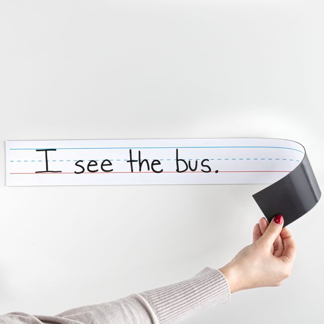 Magnetic Dry Erase Sentence Strips - 5 sentence strips