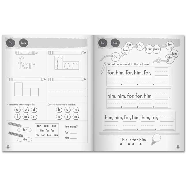 60+ Sight Words Activity Books - 12 activity books