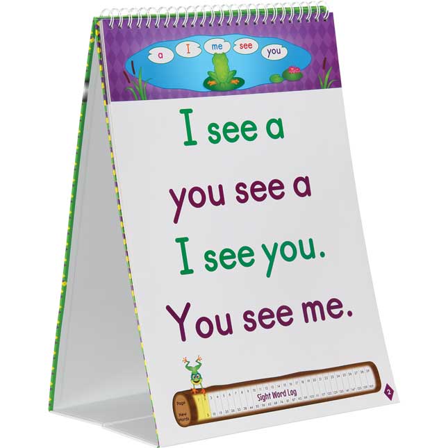 Fluency Fitness Flip Chart Weekly Sight Word Phrases And Sentences - 1 flip chart