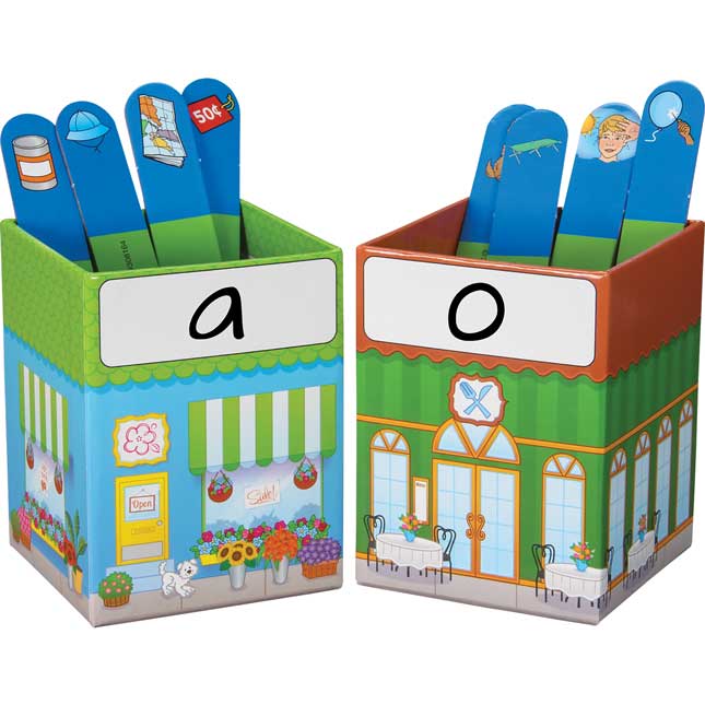 Sorting City™ Phonemic Awareness Kit - 6 boxes, 288 sticks