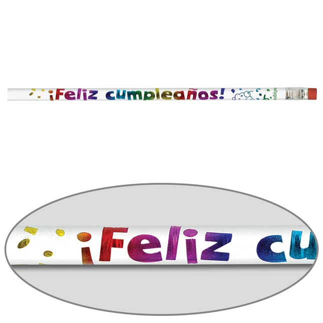 FELIZ CUMPLEANOS (Happy Birthday) PENCILS