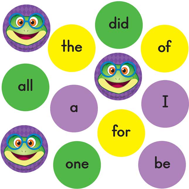 Left Right Ribbit! Sight Word Spin Game