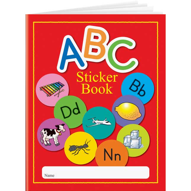 ABC Sticker Books - 12 booklets