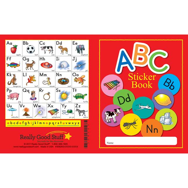 ABC Sticker Books - 12 booklets