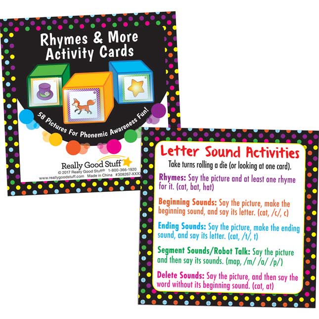 Rhymes And More Activity Cards