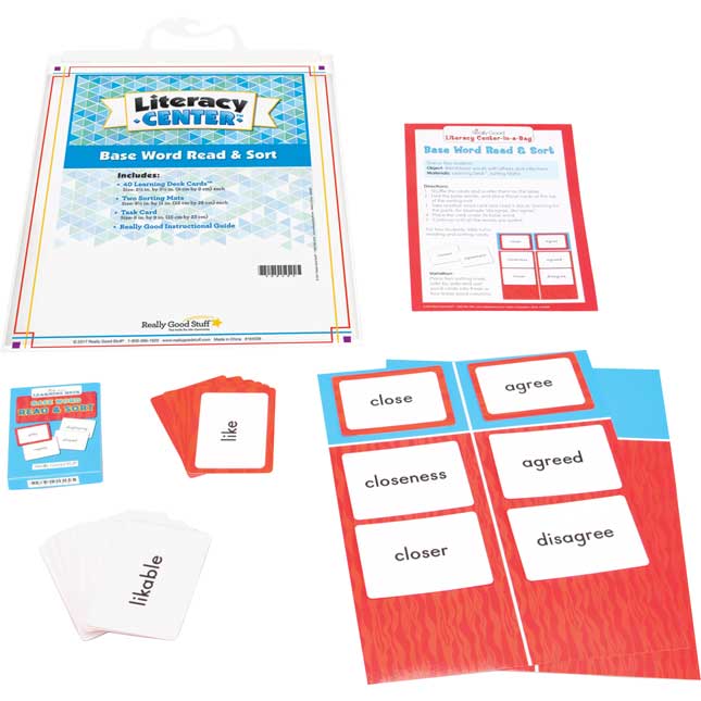 Base Word Read And Sort Literacy Center™