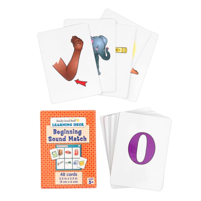 Really Good Stuff® Beginning Sound Match Literacy Center™ - 1 literacy center