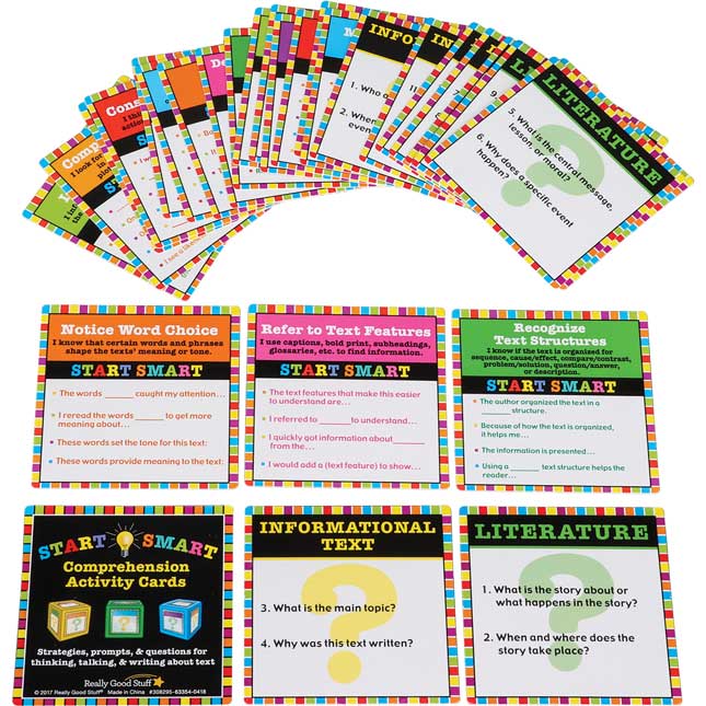 Start Smart Comprehension Activity Cards - 30 cards