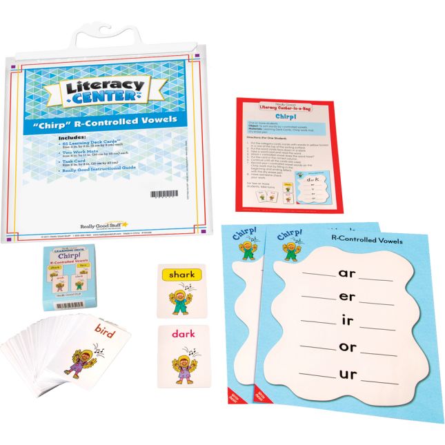 "Chirp" R-Controlled Vowels Literacy Center™ - 1 literacy center