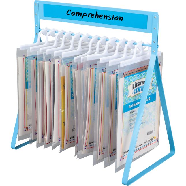 Comprehension Literacy Centers™ - Grades 4-5 - 12 literacy centers, 1 rack