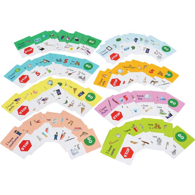 Really Good Stuff® I Have, Who Has Small Group  Silent E Words - 96 cards